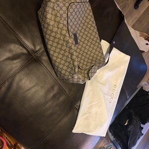 Gucci Beige and Brown Monogram Bag
